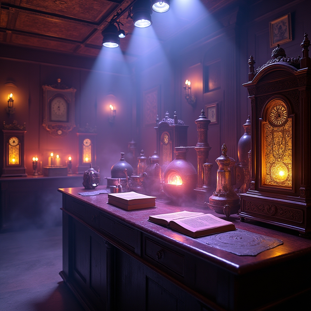 Dramaturgische Raumgestaltung eines Escape Rooms